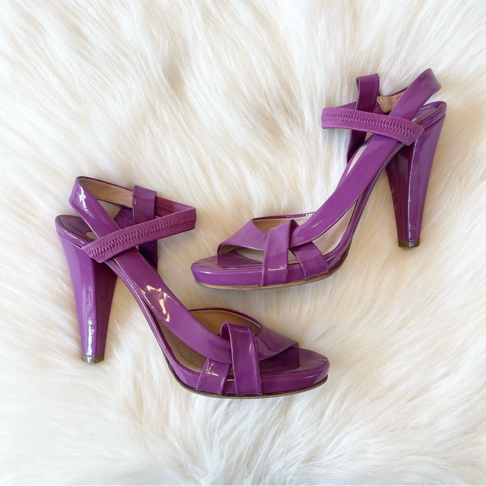 Chloé Plum Open Toe Sandal Heels